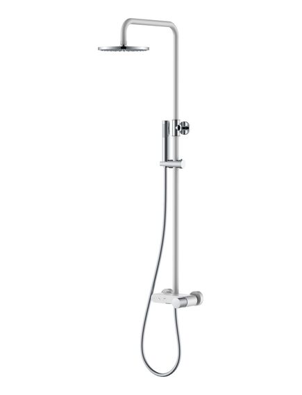 Купить Стойка для душа STICK WHITE DIAMOND CHROME (128-wcr) по цене 53568 руб., в Санкт-Петебруге в интернет магазине 100-Систем, а также дургие товары BOHEME из раздела Душевые стойки и Душевые стойки, системы, панели, гарнитуры