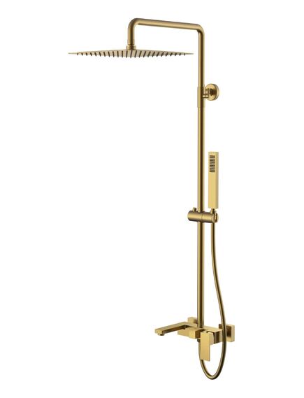 Купить Стойка для душа Qubic Bronze (478-br) по цене 59293 руб., в Санкт-Петебруге в интернет магазине 100-Систем, а также дургие товары BOHEME из раздела Душевые стойки и Душевые стойки, системы, панели, гарнитуры