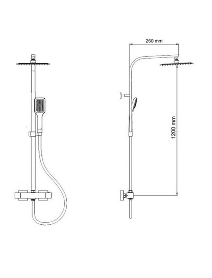 Купить Душевая система RGW Shower Panels SP-22 21140122-01 Хром (21140122-01) по цене 38591.52 руб., в Санкт-Петебруге в интернет магазине 100-Систем, а также дургие товары RGW из раздела Душевые стойки и Душевые стойки, системы, панели, гарнитуры