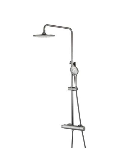 Купить Смеситель Lemark Bronx LM3770GM для душа термостатический (lm3770gm) по цене 69740 руб., в Санкт-Петебруге в интернет магазине 100-Систем, а также дургие товары LEMARK из раздела Душевые стойки и Душевые стойки, системы, панели, гарнитуры