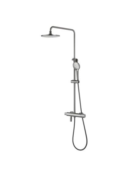Купить Смеситель Lemark Bronx LM3772GM для душа термостатический (lm3772gm) по цене 73570 руб., в Санкт-Петебруге в интернет магазине 100-Систем, а также дургие товары LEMARK из раздела Душевые стойки и Душевые стойки, системы, панели, гарнитуры
