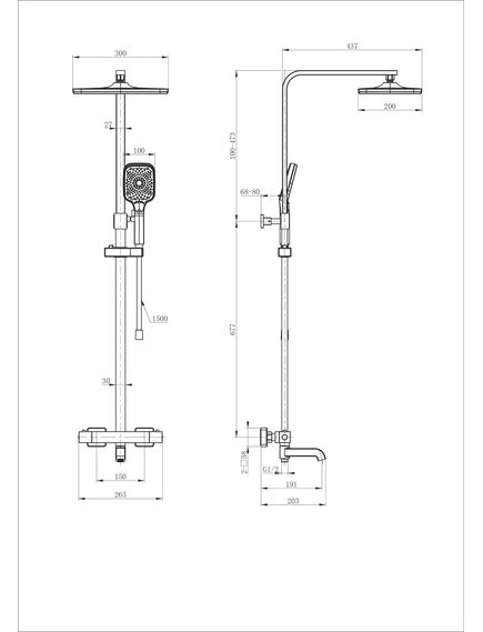 Купить Душевая система с термостатом WONZON & WOGHAND STAY 3, Хром (WW-B3026-T1-CR) (ww-b3026-t1-cr) по цене 33604 руб., в Санкт-Петебруге в интернет магазине 100-Систем, а также дургие товары WONZON & WOGHAND из раздела Душевые стойки и Душевые стойки, системы, панели, гарнитуры