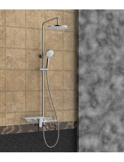 Купить Смеситель Lemark Tropic LM7003С для ванны и душа (lm7003c) по цене 27900 руб., в Санкт-Петебруге в интернет магазине 100-Систем, а также дургие товары LEMARK из раздела Душевые стойки и Душевые стойки, системы, панели, гарнитуры