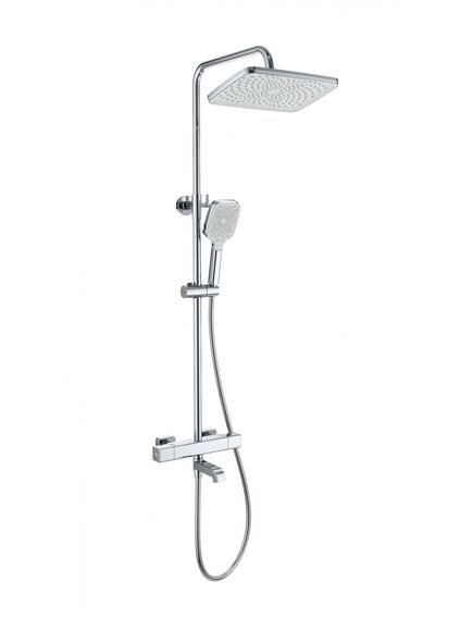 Купить Душевая система с термостатом WONZON & WOGHAND STAY 2, Хром (WW-B3016-T1-CR) (ww-b3016-t1-cr) по цене 42979 руб., в Санкт-Петебруге в интернет магазине 100-Систем, а также дургие товары WONZON & WOGHAND из раздела Душевые стойки и Душевые стойки, системы, панели, гарнитуры