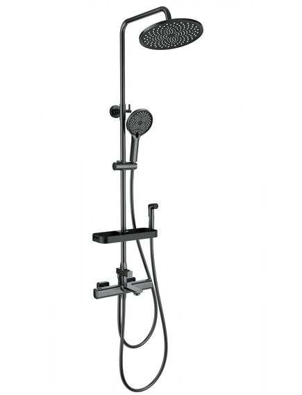 Купить Душевая система с термостатом WONZON & WOGHAND SOLID, Хром (WW-C3011-A1-CR) (ww-c3011-a1-cr) по цене 32698.4 руб., в Санкт-Петебруге в интернет магазине 100-Систем, а также дургие товары WONZON & WOGHAND из раздела Душевые стойки и Душевые стойки, системы, панели, гарнитуры