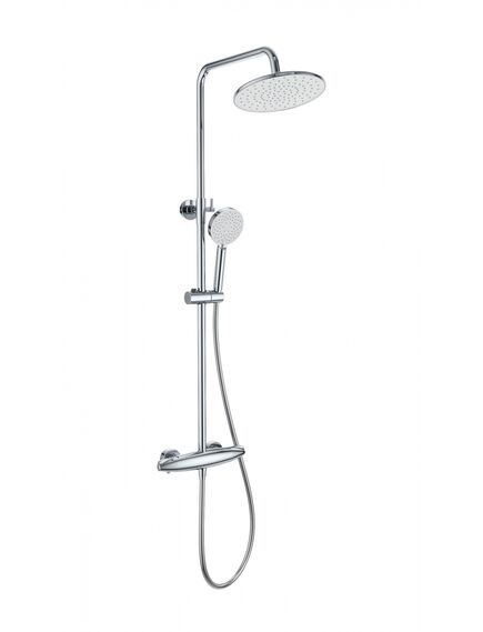 Купить Душевая система с термостатом WONZON & WOGHAND CAPSULE, Хром (WW-B3031-A-CR) (ww-b3031-a-cr) по цене 34398 руб., в Санкт-Петебруге в интернет магазине 100-Систем, а также дургие товары WONZON & WOGHAND из раздела Душевые стойки и Душевые стойки, системы, панели, гарнитуры