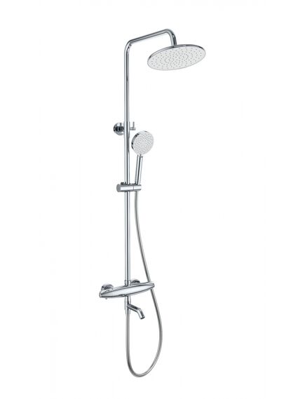 Купить Душевая система с термостатом WONZON & WOGHAND CAPSULE, Хром (WW-B3031-A3-CR) (ww-b3031-a3-cr) по цене 36464 руб., в Санкт-Петебруге в интернет магазине 100-Систем, а также дургие товары WONZON & WOGHAND из раздела Душевые стойки и Душевые стойки, системы, панели, гарнитуры