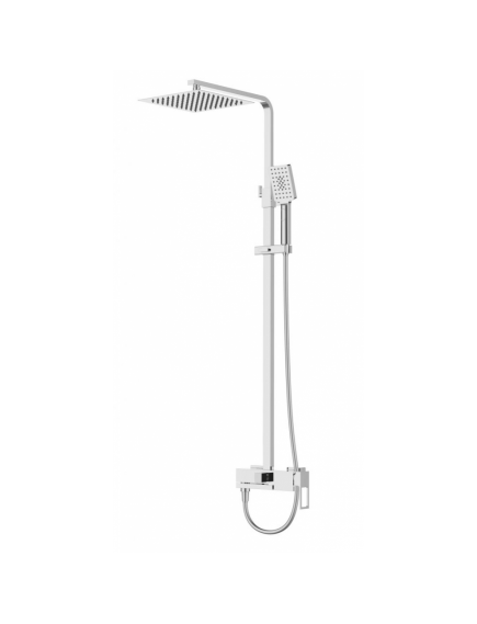 Купить Душевая система BelBagno Luce LUC-VSCM-CRM Хром (luc-vscm-crm) по цене 32200 руб., в Санкт-Петебруге в интернет магазине 100-Систем, а также дургие товары BelBagno из раздела Душевые стойки и Душевые стойки, системы, панели, гарнитуры
