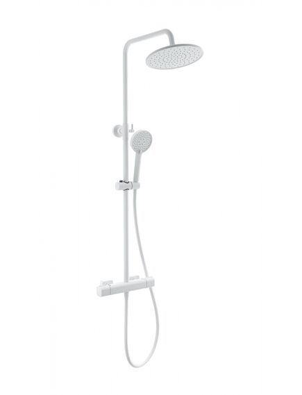 Купить Душевая система с термостатом WONZON & WOGHAND STAY 1, Белый матовый (WW-B3051-A-MW) (ww-b3051-a-mw) по цене 40992 руб., в Санкт-Петебруге в интернет магазине 100-Систем, а также дургие товары WONZON & WOGHAND из раздела Душевые стойки и Душевые стойки, системы, панели, гарнитуры