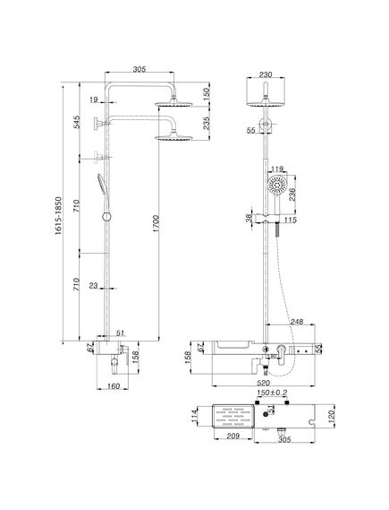 Купить Смеситель Lemark Tropic LM7007С для ванны и душа (lm7007c) по цене 30520 руб., в Санкт-Петебруге в интернет магазине 100-Систем, а также дургие товары LEMARK из раздела Душевые стойки и Душевые стойки, системы, панели, гарнитуры
