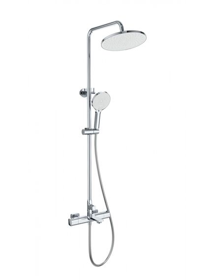 Купить Душевая система с термостатом WONZON & WOGHAND SOLID, Хром (WW-C3011-A-CR) (ww-c3011-a-cr) по цене 42979 руб., в Санкт-Петебруге в интернет магазине 100-Систем, а также дургие товары WONZON & WOGHAND из раздела Душевые стойки и Душевые стойки, системы, панели, гарнитуры