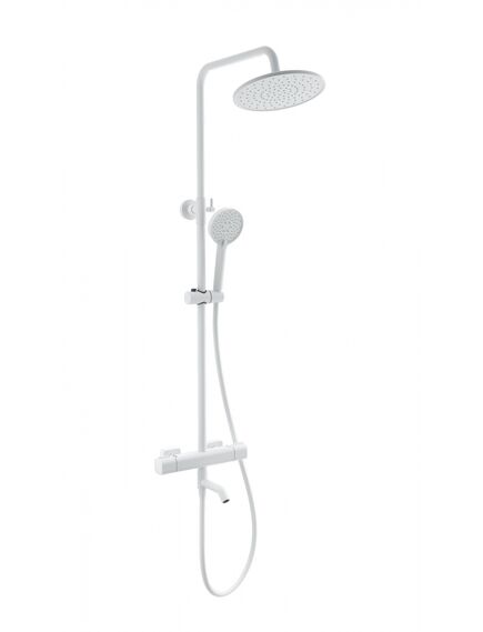 Купить Душевая система с термостатом WONZON & WOGHAND STAY 1, Белый матовый (WW-B3051-A1-MW) (ww-b3051-a1-mw) по цене 30370.2 руб., в Санкт-Петебруге в интернет магазине 100-Систем, а также дургие товары WONZON & WOGHAND из раздела Душевые стойки и Душевые стойки, системы, панели, гарнитуры
