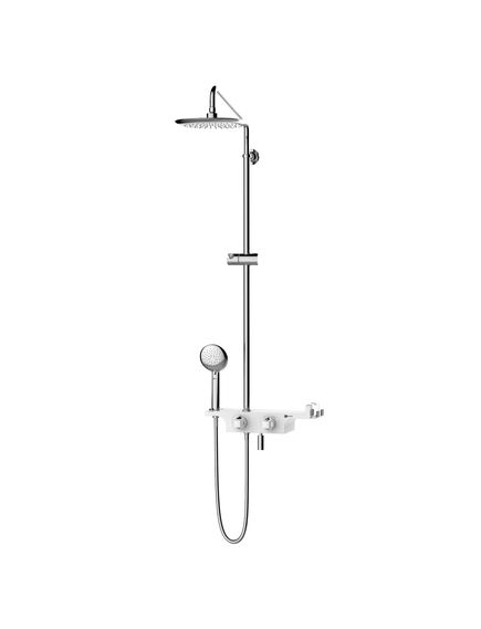 Купить Смеситель Lemark Tropic LM7008С для ванны и душа, термостатический (lm7008c) по цене 29950 руб., в Санкт-Петебруге в интернет магазине 100-Систем, а также дургие товары LEMARK из раздела Душевые стойки и Душевые стойки, системы, панели, гарнитуры