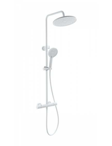 Купить Душевая система с термостатом WONZON & WOGHAND INN 1, Белый матовый (WW-B3013-T1-MW) (ww-b3013-t1-mw) по цене 41227 руб., в Санкт-Петебруге в интернет магазине 100-Систем, а также дургие товары WONZON & WOGHAND из раздела Душевые стойки и Душевые стойки, системы, панели, гарнитуры