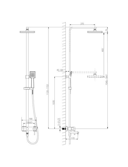 Купить Смеситель Lemark Tropic LM7004С для ванны и душа (lm7004c) по цене 38250 руб., в Санкт-Петебруге в интернет магазине 100-Систем, а также дургие товары LEMARK из раздела Душевые стойки и Душевые стойки, системы, панели, гарнитуры