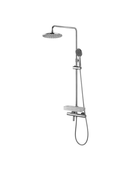 Купить Смеситель Lemark Tropic LM7010C для ванны и душа, термостатический (lm7010c) по цене 28260 руб., в Санкт-Петебруге в интернет магазине 100-Систем, а также дургие товары LEMARK из раздела Душевые стойки и Душевые стойки, системы, панели, гарнитуры
