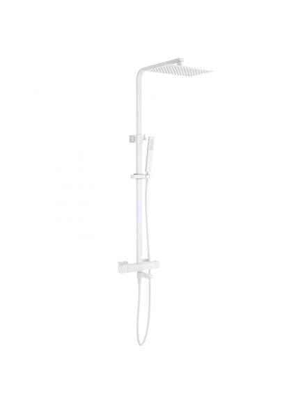 Купить Душевая стойка Timo Tetra-Thermo SX-0169/16 с термостатом, белый матовый (sx-0169/16) по цене 75766 руб., в Санкт-Петебруге в интернет магазине 100-Систем, а также дургие товары TIMO из раздела Душевые стойки и Душевые стойки, системы, панели, гарнитуры