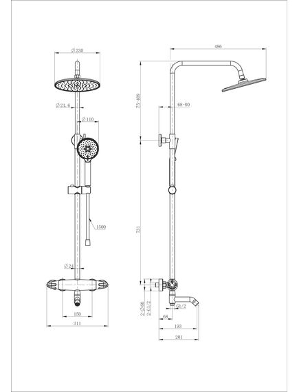 Купить Душевая система с термостатом WONZON & WOGHAND CAPSULE, Хром (WW-B3031-A1-CR) (ww-b3031-a1-cr) по цене 36464 руб., в Санкт-Петебруге в интернет магазине 100-Систем, а также дургие товары WONZON & WOGHAND из раздела Душевые стойки и Душевые стойки, системы, панели, гарнитуры