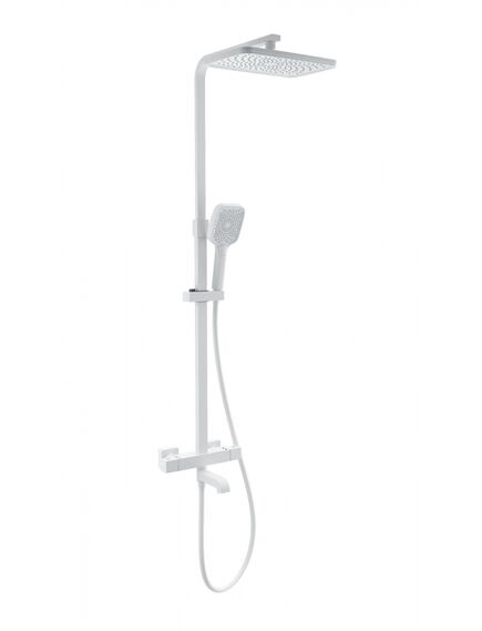 Купить Душевая система с термостатом WONZON & WOGHAND STAY 3, Белый матовый (WW-B3026-T1-MW) (ww-b3026-t1-mw) по цене 36939 руб., в Санкт-Петебруге в интернет магазине 100-Систем, а также дургие товары WONZON & WOGHAND из раздела Душевые стойки и Душевые стойки, системы, панели, гарнитуры