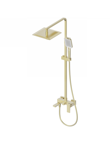 Купить Душевая система WONZON & WOGHAND CUBE 2.0, Брашированное золото (WW-88047068-BG) (ww-88047068-bg) по цене 72450 руб., в Санкт-Петебруге в интернет магазине 100-Систем, а также дургие товары WONZON & WOGHAND из раздела Душевые стойки и Душевые стойки, системы, панели, гарнитуры