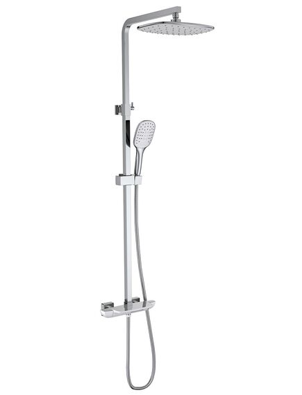 Купить Душевая стойка Timo Helmi SX-1170/00-16 хром-белый (sx-1170/00-16) по цене 52192 руб., в Санкт-Петебруге в интернет магазине 100-Систем, а также дургие товары TIMO из раздела Душевые стойки и Душевые стойки, системы, панели, гарнитуры
