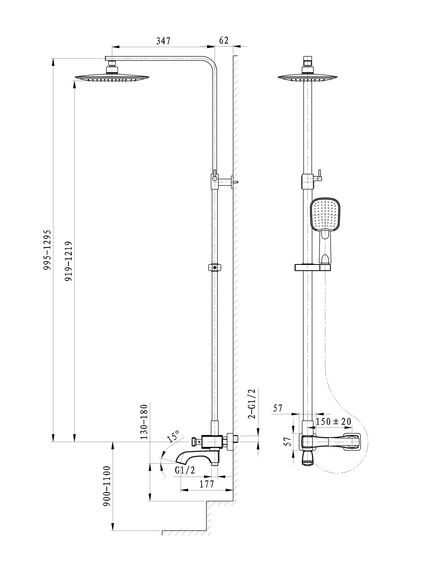 Купить Душевая система WONZON & WOGHAND TRIUMPH, Хром (WW-563601-CR) (ww-563601-cr) по цене 111212 руб., в Санкт-Петебруге в интернет магазине 100-Систем, а также дургие товары WONZON & WOGHAND из раздела Душевые стойки и Душевые стойки, системы, панели, гарнитуры