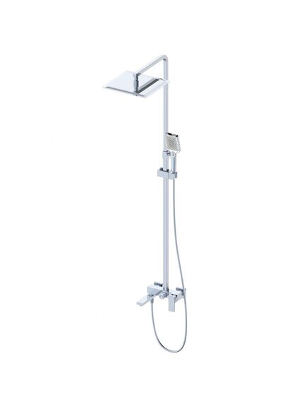 Купить Душевая система WONZON & WOGHAND CUBE, Хром (WW-88739016-CR) (ww-88739016-cr) по цене 57910 руб., в Санкт-Петебруге в интернет магазине 100-Систем, а также дургие товары WONZON & WOGHAND из раздела Душевые стойки и Душевые стойки, системы, панели, гарнитуры