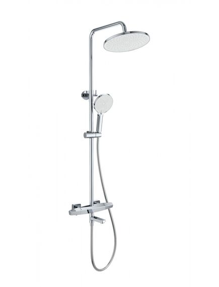 Купить Душевая система с термостатом WONZON & WOGHAND NEO, Хром (WW-B3046-A1-CR) (ww-b3046-a1-cr) по цене 41110 руб., в Санкт-Петебруге в интернет магазине 100-Систем, а также дургие товары WONZON & WOGHAND из раздела Душевые стойки и Душевые стойки, системы, панели, гарнитуры