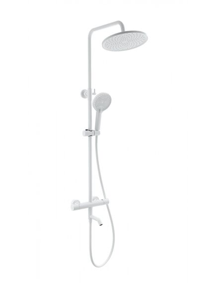 Купить Душевая система с термостатом WONZON & WOGHAND INN 3, Белый матовый (WW-B3065-T1-MW) (ww-b3065-t1-mw) по цене 24690.4 руб., в Санкт-Петебруге в интернет магазине 100-Систем, а также дургие товары WONZON & WOGHAND из раздела Душевые стойки и Душевые стойки, системы, панели, гарнитуры