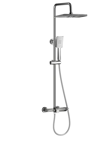 Купить Душевая система WONZON & WOGHAND, Хром (WW-AE33110-CR) (ww-ae33110-cr) по цене 24134.6 руб., в Санкт-Петебруге в интернет магазине 100-Систем, а также дургие товары WONZON & WOGHAND из раздела Душевые стойки и Душевые стойки, системы, панели, гарнитуры
