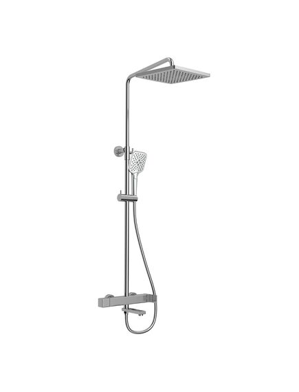 Купить Душевая стойка Cube VSFS-1C1CH с изливом, хром, , шт (vsfs-1c1ch) по цене 32110 руб., в Санкт-Петебруге в интернет магазине 100-Систем, а также дургие товары Vincea из раздела Душевые стойки и Душевые стойки, системы, панели, гарнитуры