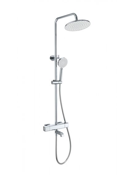 Купить Душевая система с термостатом WONZON & WOGHAND STAY 4, Хром (WW-A3007-T1-CR) (ww-a3007-t1-cr) по цене 30904 руб., в Санкт-Петебруге в интернет магазине 100-Систем, а также дургие товары WONZON & WOGHAND из раздела Душевые стойки и Душевые стойки, системы, панели, гарнитуры
