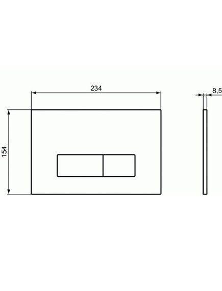 Купить R0121AC OLEAS™ M2 Механическая панель смыва (белая) (r0121ac) по цене 5768.7 руб., в Санкт-Петебруге в интернет магазине 100-Систем, а также дургие товары IDEAL STANDARD из раздела Клавиши смыва и Инсталляции