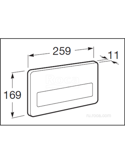 Купить Панель смыва для инсталляции Roca PL-3 890097004 (890097004) по цене 11528.27 руб., в Санкт-Петебруге в интернет магазине 100-Систем, а также дургие товары ROCA из раздела Клавиши смыва и Инсталляции
