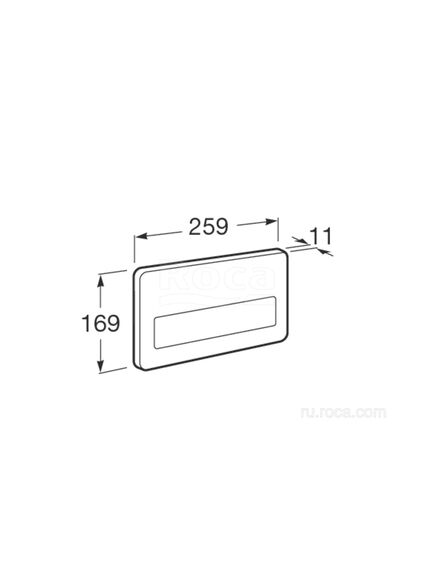 Купить Панель смыва для инсталляции Roca PL-3 890097104 (890097104) по цене 10605.27 руб., в Санкт-Петебруге в интернет магазине 100-Систем, а также дургие товары ROCA из раздела Клавиши смыва и Инсталляции