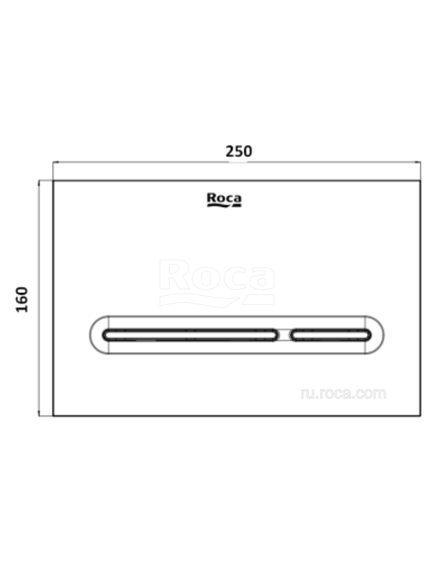 Купить Панель смыва для инсталляции Roca PL-5 890099001 (890099001) по цене 4190.42 руб., в Санкт-Петебруге в интернет магазине 100-Систем, а также дургие товары ROCA из раздела Клавиши смыва и Инсталляции