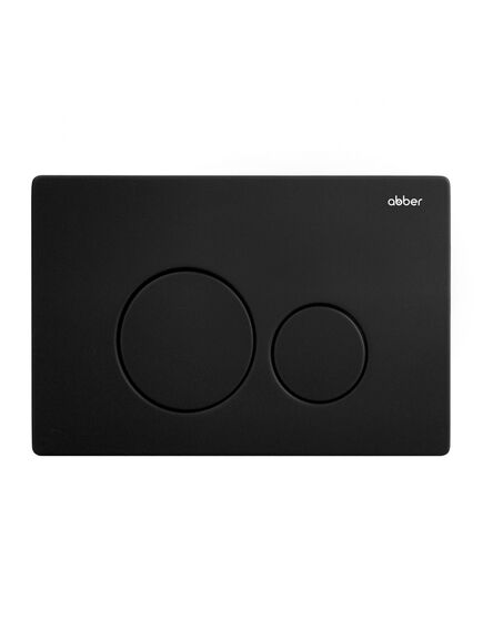 Купить Кнопка смыва ABBER AC0121MB черная матовая (ac0121mb) по цене 6375 руб., в Санкт-Петебруге в интернет магазине 100-Систем, а также дургие товары ABBER из раздела Клавиши смыва и Инсталляции