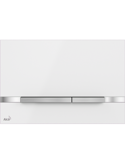 Купить ALCA PLAST Кнопка управления, белый глянец, арт.STRIPE-WHITE (stripe-white) по цене 41454 руб., в Санкт-Петебруге в интернет магазине 100-Систем, а также дургие товары AlcaPlast из раздела Клавиши смыва и Инсталляции