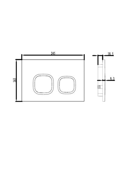Купить Клавиша Iddis Unifix UNI40MWi77, цвет: матовый белый, 040 (uni40mwi77) по цене 3990 руб., в Санкт-Петебруге в интернет магазине 100-Систем, а также дургие товары IDDIS из раздела Клавиши смыва и Инсталляции