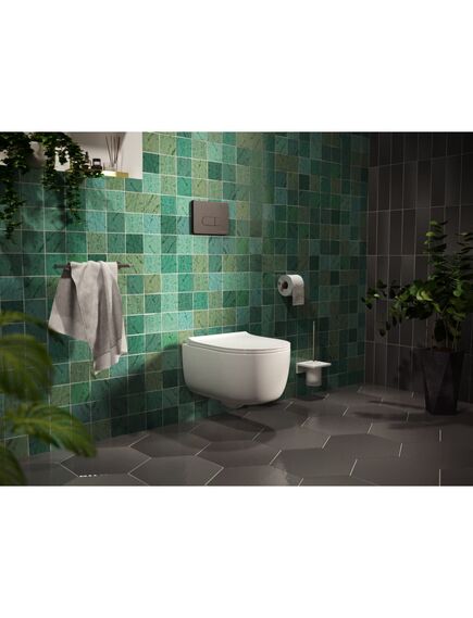 Купить Инсталляция BERGES для скрытого монтажа унитаза NOVUM кнопка D5 Soft Touch, черная (040235) по цене 17980 руб., в Санкт-Петебруге в интернет магазине 100-Систем, а также дургие товары BERGES из раздела Инсталляции для унитазов и Инсталляции