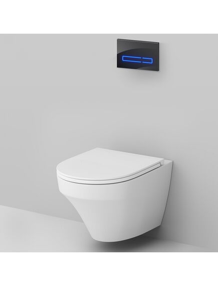 Купить Комплект унитаза с инсталляцией AM.PM Inspire FlashClean IS450A38.501700 с сиденьем Микролифт и клавишей смыва Черный (is450a38.501700) по цене 81790 руб., в Санкт-Петебруге в интернет магазине 100-Систем, а также дургие товары AM.PM из раздела Готовые решения и Инсталляции