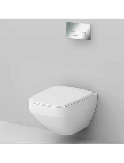 Купить Комплект унитаза с инсталляцией AM.PM Inspire V2.0 FlashClean IS47051.50A1700 с сиденьем Микролифт и клавишей смыва Хром (is47051.50a1700) по цене 68490 руб., в Санкт-Петебруге в интернет магазине 100-Систем, а также дургие товары AM.PM из раздела Готовые решения и Инсталляции
