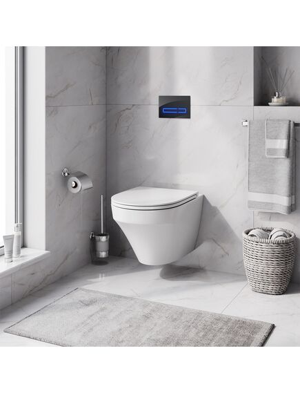 Купить Комплект унитаза с инсталляцией AM.PM Inspire FlashClean IS450A38.501700 с сиденьем Микролифт и клавишей смыва Черный (is450a38.501700) по цене 81790 руб., в Санкт-Петебруге в интернет магазине 100-Систем, а также дургие товары AM.PM из раздела Готовые решения и Инсталляции