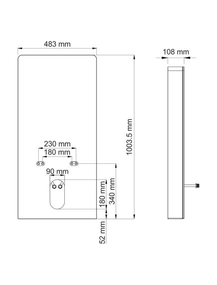 Купить Naab 86BDT.050.BL Пристенный модуль системы инсталляции для биде (86bdt.050.bl) по цене 58140 руб., в Санкт-Петебруге в интернет магазине 100-Систем, а также дургие товары WasserKRAFT из раздела Инсталляции для биде и Инсталляции