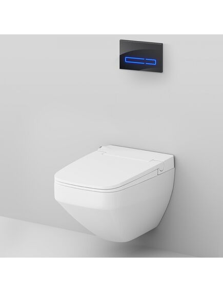 Купить Комплект унитаза с инсталляцией AM.PM Inspire V2.0 FlashClean IS450A38.CCC50A с электронным сиденьем Микролифт с функцией биде и клавишей смыва Черный (is450a38.ccc50a) по цене 239990 руб., в Санкт-Петебруге в интернет магазине 100-Систем, а также дургие товары AM.PM из раздела Готовые решения и Инсталляции