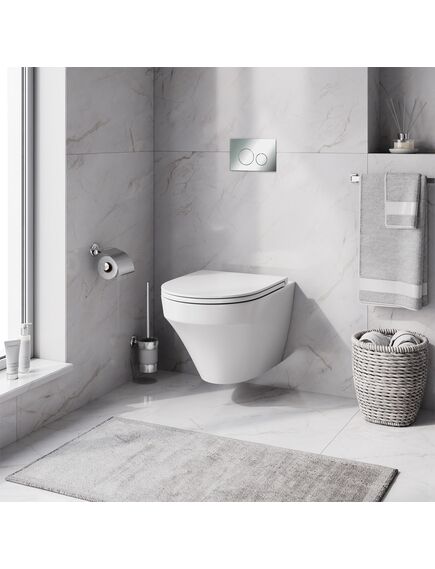 Купить Комплект унитаза с инсталляцией AM.PM Inspire FlashClean IS49051.501700 с сиденьем Микролифт и клавишей смыва Хром (is49051.501700) по цене 61790 руб., в Санкт-Петебруге в интернет магазине 100-Систем, а также дургие товары AM.PM из раздела Готовые решения и Инсталляции