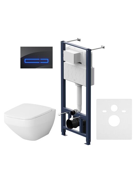 Купить Комплект Am.Pm IS450A38.50A1700 (инсталляция, кнопка Touch Pro стекло, унитаз подвесной Inspire V2.0 с сидением микролифт) (is450a38.50a1700) по цене 129290 руб., в Санкт-Петебруге в интернет магазине 100-Систем, а также дургие товары AM.PM из раздела Готовые решения и Инсталляции