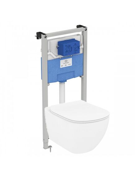 Купить Промо-комплект 3 в 1 подвесной унитаз с инсталляцией Ideal Standard PROSYS TESI AquaBlade® T3868V1 (t3868v1) по цене 51162.01 руб., в Санкт-Петебруге в интернет магазине 100-Систем, а также дургие товары IDEAL STANDARD из раздела Готовые решения и Инсталляции