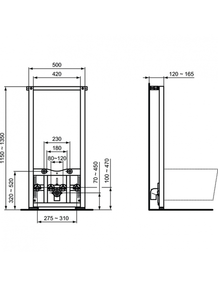 Купить Промо-комплект 3 в 1 подвесной унитаз с инсталляцией Ideal Standard PROSYS TESI AquaBlade® T3868V1 (t3868v1) по цене 51162.01 руб., в Санкт-Петебруге в интернет магазине 100-Систем, а также дургие товары IDEAL STANDARD из раздела Готовые решения и Инсталляции