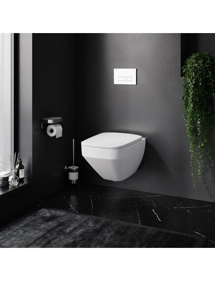 Купить Комплект унитаза с инсталляцией AM.PM Inspire V2.0 FlashClean IS47001.50A1700 с сиденьем Микролифт и клавишей смыва Белый (is47001.50a1700) по цене 67590 руб., в Санкт-Петебруге в интернет магазине 100-Систем, а также дургие товары AM.PM из раздела Готовые решения и Инсталляции